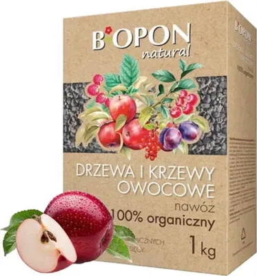 Obrázek produktu pro Organické hnojivo pro ovocné stromy a keře 1 kg granulované