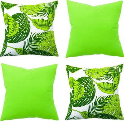 Produktbild von Amilian 4er Set, 45x45 cm 18x18 inch; Dekoratives Kissen, Dekokissen mit Füllung mit Kissenbezug; Sofakissen für Wohnzimmer Kinder Deko
