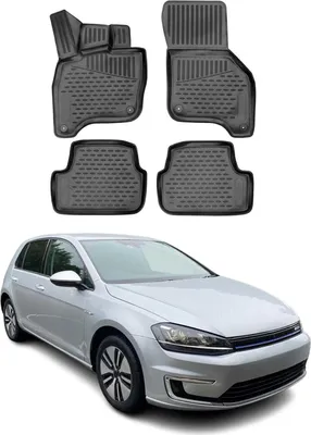 Obrázok produktu pre 2014-2025 VW e-Golf podlahové rohože TPE čierne 4 ks