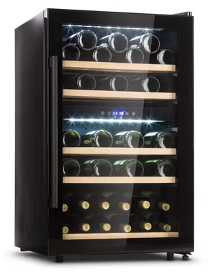 Zdjęcie produktu dla KlarsteinBarossa 40D, chłodziarka do wina, 2 strefy, 135 l, 41 butelek, szklane drzwi, dotykowa
