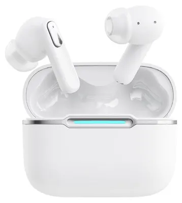 Zdjęcie produktu dla Wzmacniacz Bluetooth dla słuchawek, przeznaczony dla seniorów, model 1762, kolor biały. Słuchawki z funkcją wzmocnienia dźwięku