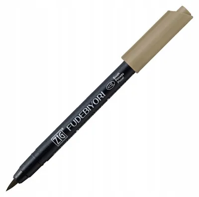 Produktbild von Kuretake Fudebiyori Brush Pen Grau
