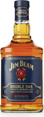 Produktbild von Jim Beam Double Oak Twice Barreled Kentucky Straight Bourbon Whiskey | 43 % vol | 0,7 l