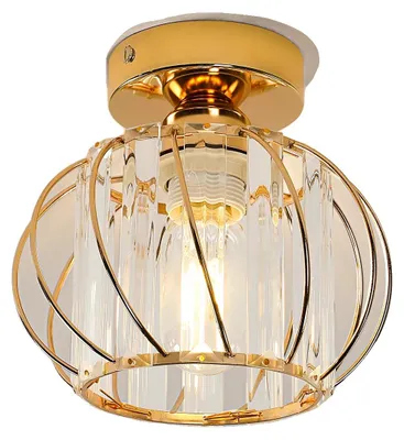 Produktbild von Kronleuchter, Modernes Kristall-Design, Einfache Installation, Gold, M