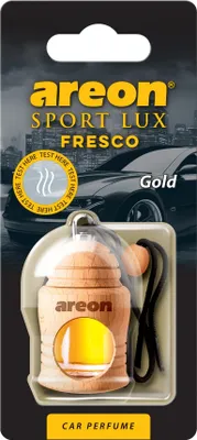 2x Original Areon FRESCO Autoparfüm Duftdose Duftbaum Lufterfrischer LUX GOLD – Produktansicht