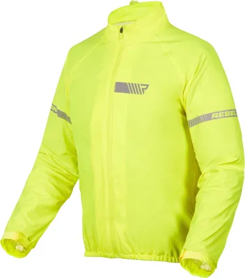 Imagen del producto de Chaqueta impermeable para motocicleta Rebelhorn Ocean, color amarillo, talla XL