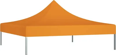 Obrázok produktu pre vidaXL Strecha párty stanu 3x3 m oranžová 270 g/m²