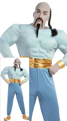 Imagen del producto de Espíritu musculoso en botella: disfraz para hombre, talla M-L, talla: M