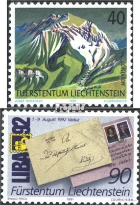 Produktbild von Briefmarken Liechtenstein 1991 Mi 1023,1026 (kompl.Ausg.) postfrisch Sondermarken