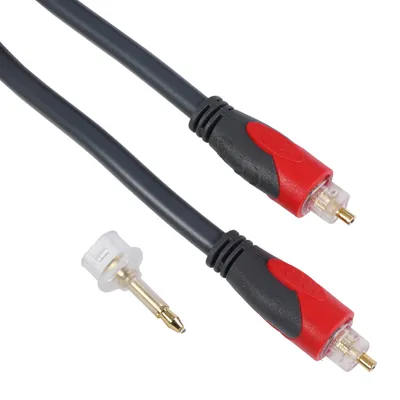 Produktbild von Optický kábel 3 mToslink konektor + adaptér 3,5 mm