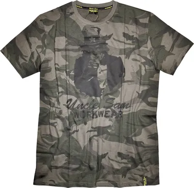 Produktbild von Uncle Sam T-Shirt camouflage/schwarz Gr. M