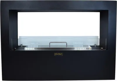 Immagine prodotto di Camino a bioetanolo da terra per interno esterno Giotto S Nero 100x30x70