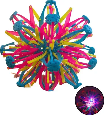 Produktbild von Magischer Teleskopball, Verformungsball, elastischer Ball, verschiedene Größen, schrumpft, größer und kleiner,Large size with light (19-34CM)