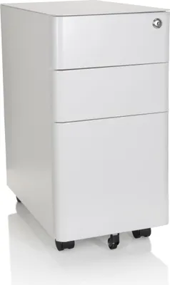 Produktbild von hjh OFFICE Rollcontainer mit 3 Schubladen COLOR I Bürowagen Stahl 59.5 x 30.0 x 50.0 cm