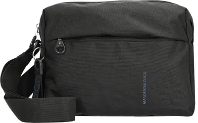 Produktbild von Stylische schwarze Umhängetasche für Damen mit praktischen Fächern