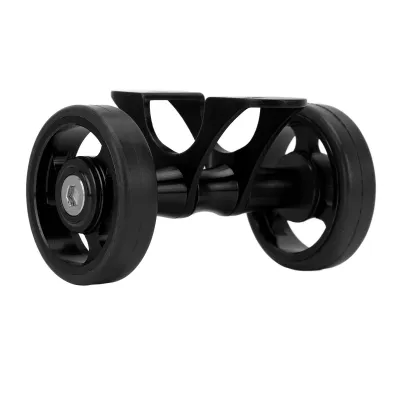 Produktbild von Fahrrad Schutzblech Easywheel,Faltbares Fahrrad Hinterrad Schutzblech,Doppelte Walzen Hinterräder,Fahrrad Hinterrad Schutzblech Rad,Walzen Hinterräder Ersatz,Fahrrad Zubehör