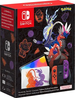 Produktbild von Nintendo Switch OLED-Modell Pokémon Karmesin & Purpur-Edition
