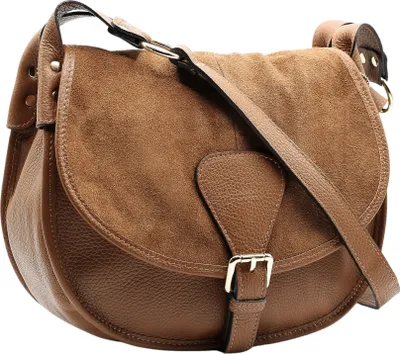 Produktbild von Schultertasche Roxy  Italy, Echt Leder von collezione alessandro