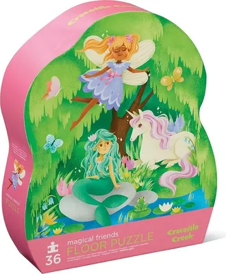 Zdjęcie produktu dla Crocodile Creek 36-elementowa układanka/Magiczni przyjaciele