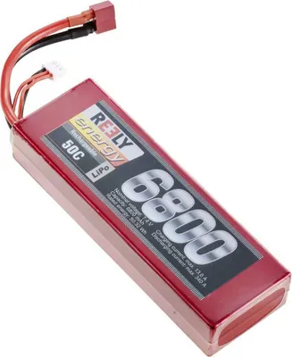 Produktbild von Reely Modellbau-Empfängerakku (LiPo) 7.4 V 6800 mAh Zellen-Zahl: 2 50 C Hardcase T-Stecksystem
