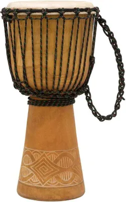 Obrázok produktu pre Terre Beginner Carved 50 cm Natural/Carved 9" Djembe