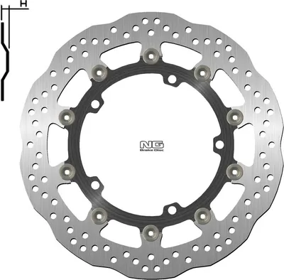 Image de NG BRAKES Bremsscheibe Wave schwimmend