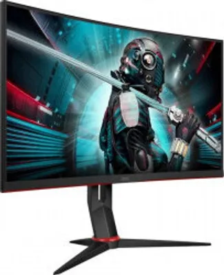 Obrázok produktu pre AOC G2 CQ27G2U/BK, 68,6 cm (27"), 2560 x 1440 px, Quad HD, LED, 4 ms, Čierna, Červená