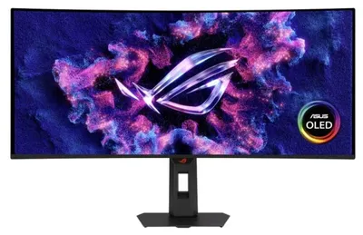 Imagen del producto de ASUS ROG Strix OLED XG34WCDMS, 86,4 cm (34"), 3440 x 1440 píxeles, UltraWide Quad HD, QD-OLED, 0,03 ms, Negro