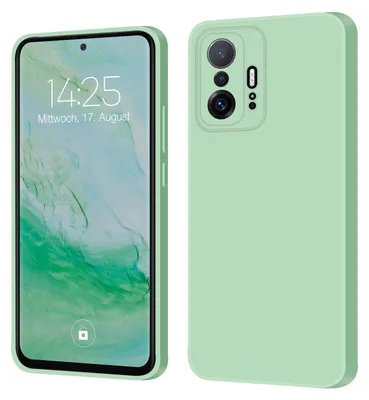 Produktbild von Hülle für Xiaomi 11T / 11T Pro Case Cover Bumper Smartphone Softgrip Schutzhülle Farbe: Türkis
