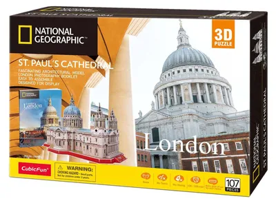 Produktbild von CubicFun 3d Puzzel St. Paul's Cathedral, 107 Stück(e), Gebäude
