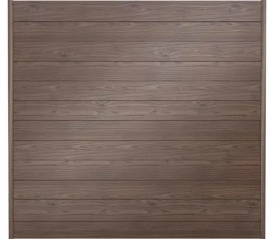 Produktbild von Zaun Hauptelement ALBERTS Palitio Profilhöhe 15 cm 180 x 180 cm dunkelbraun