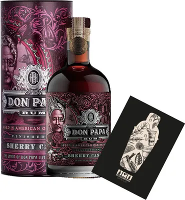Produktbild von Don Papa Rum Sherry Cask 0,7L (45% Vol) aged in american oak barrels Rhum Ron- [Enthält Sulfite]