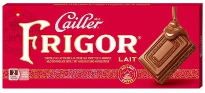 Produktbild von Cailler Frigor Milk, Milchschokolade, 100 g, 393 kJ, 94 kcal, 6,6 g, 7,5 g