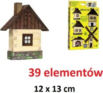Obrázek produktu pro Walachia Dřevěná slepovací stavebnice chaloupka
