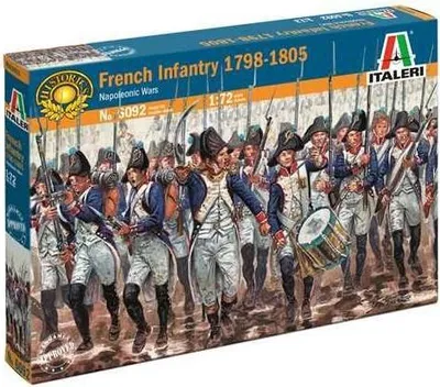 Productafbeelding van Modelbouwpakket figuurtjes 6092 - NAPOLEONISCHE OORLOGEN: FRANS INFANTERIE 1800-05 (1:72)
