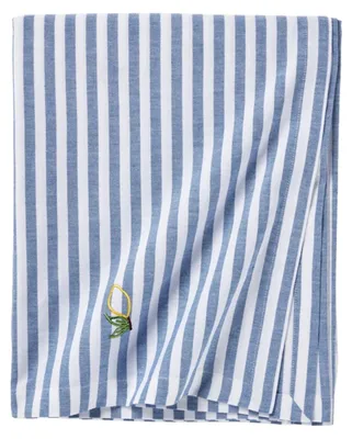 Produktbild von Tischdecke Westwing Melony Baumwolle gestreift weiß-blau 140x250 cm