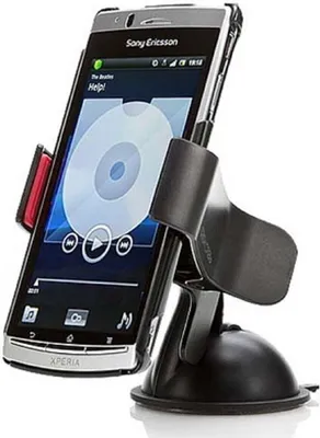 Produktbild von Handyhalterung Halterung Handy 360° KFZ Auto Halter universal schwarz Saugnapf