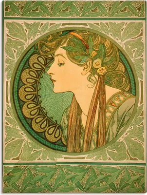 Produktbild von ARTland Leinwandbild Lorbeer. 1921 Größe: 90x120 cm