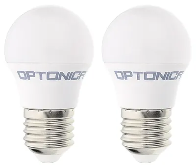 Produktbild von Optonica E27 LED-Lampe P45 5,5W 450lm 2700K warmweiß 2 Stück