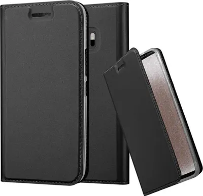 Produktbild von Cadorabo Handyhülle für HTC ONE M10 Schutz Hülle in Schwarz Cover Etui Book Case Booklet