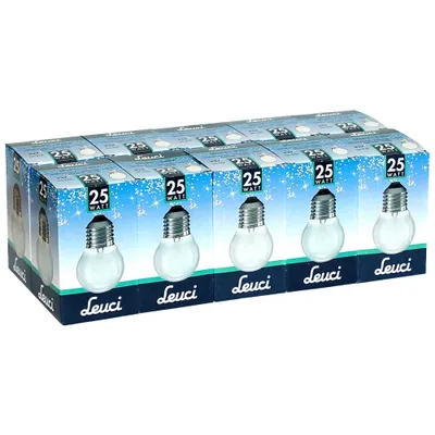 Produktbild von 10 x Leuci Glühbirne Tropfen 25W E27 MATT Glühlampe 25 Watt Glühbirnen Glühlampen