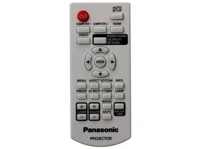 Produktbild von PANASONIC Fernbedienung N2QAYA000110, PPREM036, N2QAYA000032, N2QAYB000194, H2930094500 für PT-AX200, PT-AX200E, PT-AX200U, PT-CW230, PT-CW230E, PT-CW230EA, PT-CW230U, PT-CX200, PT-CX200E, PT-CX200EA, PT-CX200U, PT-FW300, PT-FW300E, PT-FW300NT, PT-FW300NT