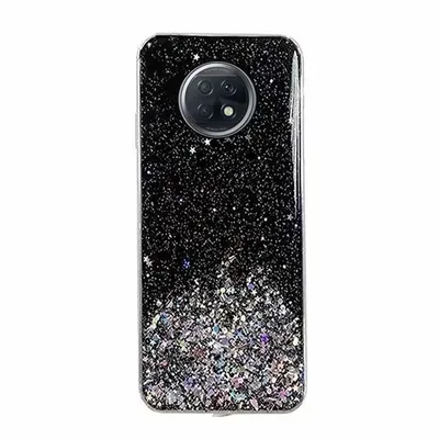 Obrázek produktu pro Wozinsky Star Glitter silikonové pouzdro pro Xiaomi Redmi Note 9T 5G - Černá KP8639