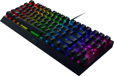 Produktbild von Razer Blackwidow V3, Kabelgebunden, USB, Mechanischer Switch, QWERTZ, RGB-LED, Schwarz