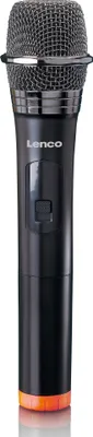 Produktbild von Lenco MCW-011BK - Kabelloses Mikrofon mit 6,3 mm Receiver