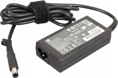 Zdjęcie produktu dla HP Smart AC power adapter (45 watt), Laptop, Wewnętrzna, 100-240 V, 50/60 Hz, 45 W, Czarny