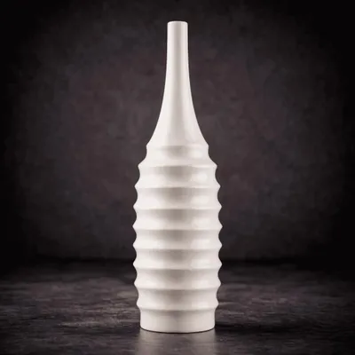 Produktbild von Blumenvase Keramik Blumen Vase weiß Tischdeko Blumenschale Keramikvasen 50 cm