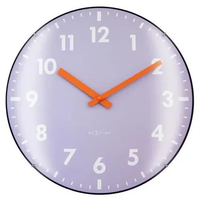 Obrázok produktu pre NeXtime 3542LA, Múr, Quartzové hodiny, Kolo, Levanduľa, Sklo, Plast, Batérie