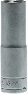 Produktbild von Lange 6-Kant-Stecknuss mit 1/2" Griff 16 mm