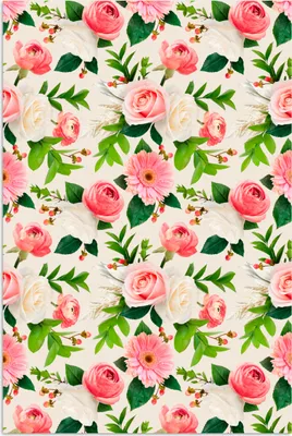 Produktbild von MuchoWow® Poster Blumen - Rosen - Rosa 120x180 cm - Kunstposter